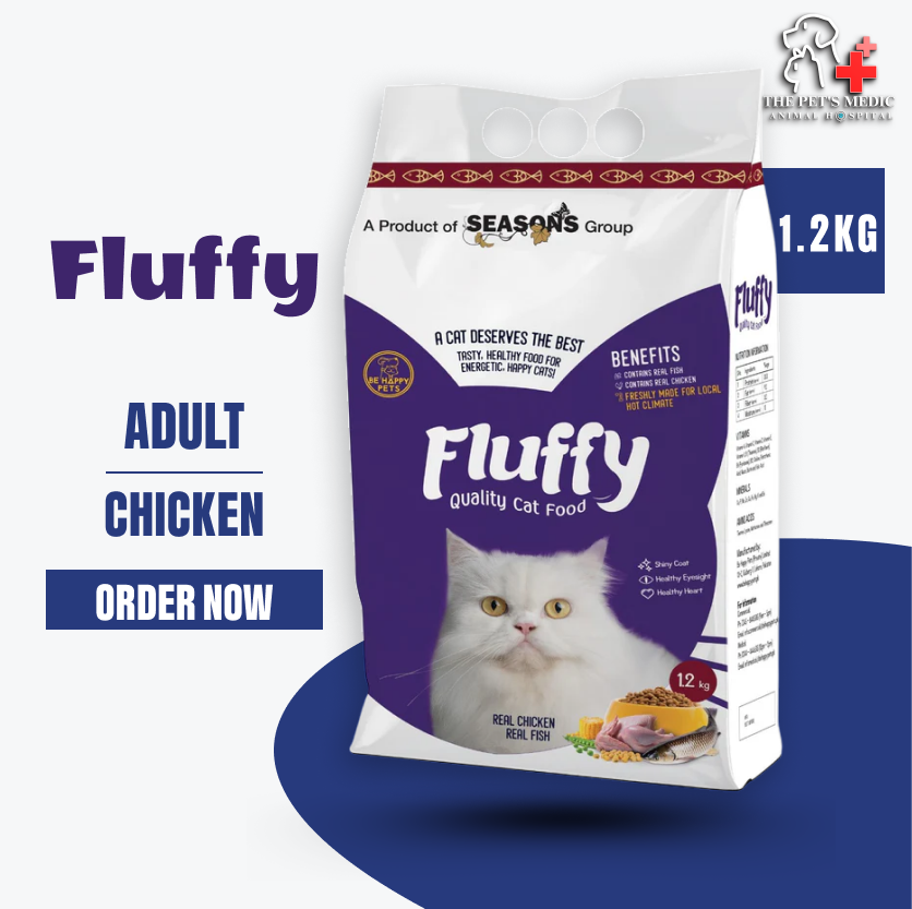 Fluffy Adult Cat Food- Chicken Flavor